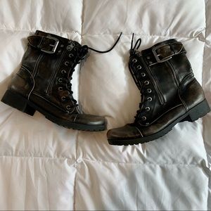 guess balmy combat boot
